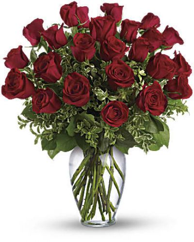 <p>Your Love & Devotion delivered. Surprise your special one with this gorgeous arrangement of red roses available in one,one and a half, two or three dozen. It's an unforgettable display of your timeless love.</p>